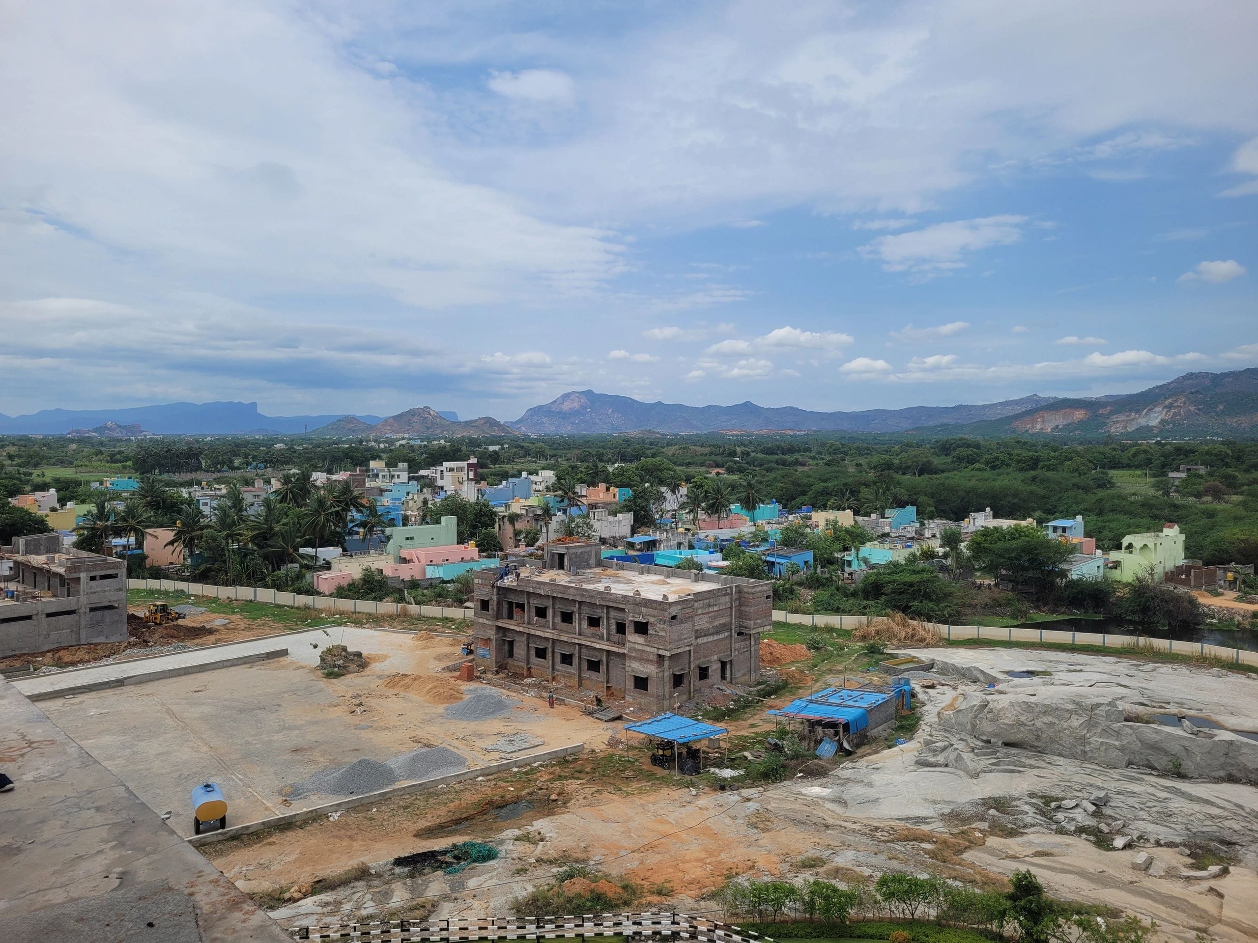 Roadside neighborhood view representing local area access
