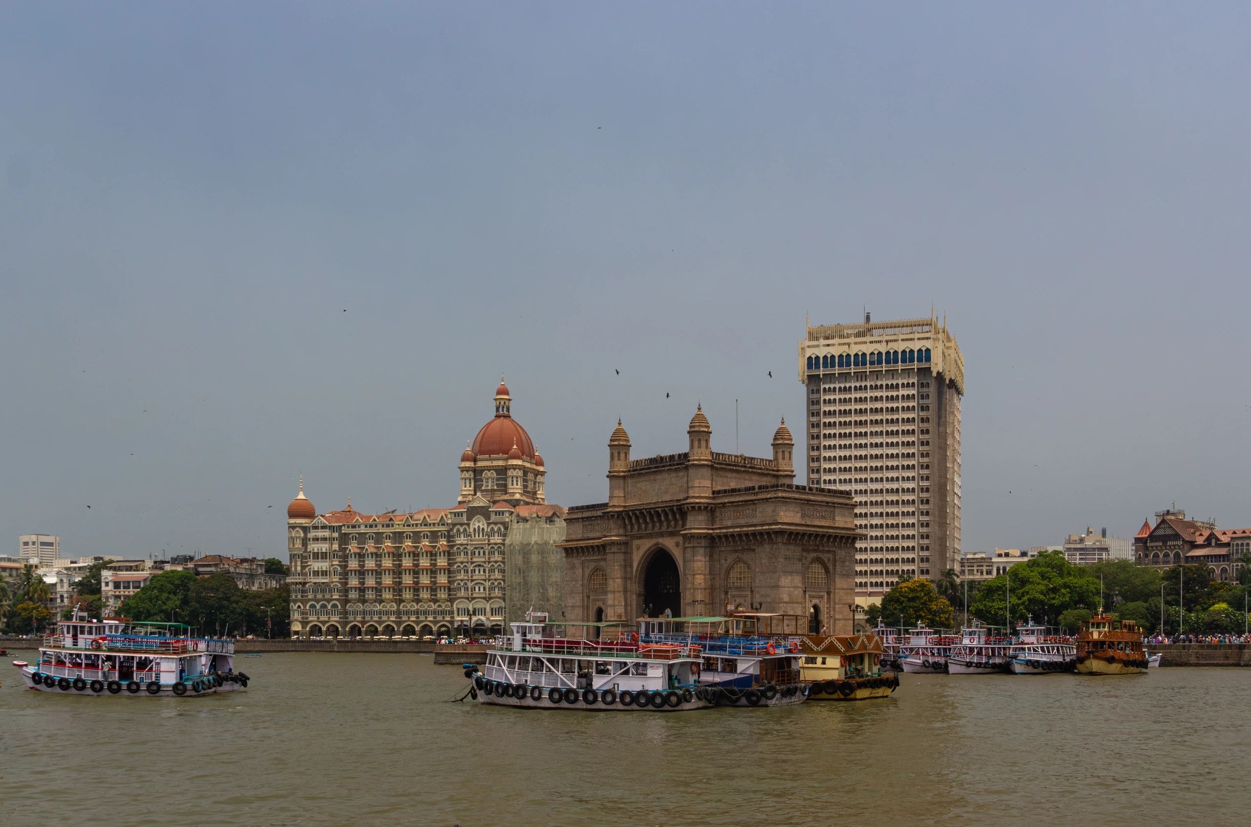 Landmark waterfront view in India representing travel access